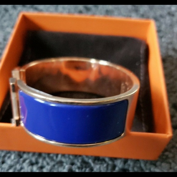 Hermes Clic Clac H Bracelet Blue Indigo GM - Picture 5 of 7